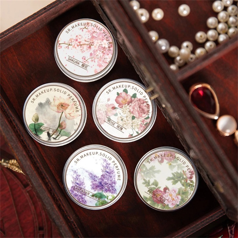 Parfum Padat Portabel, Balsem  - Perfume Fragrance Rose ulasan dan harga